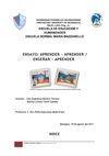 Ensayo: Enseñar Aprender - Aprender