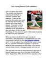 Daily Fantasy Baseball Draft Preparation