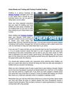 Cheat Sheets and Trading with Fantasy Football Drafting