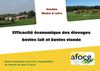 Agriculture vendée et maine et loire : afocg, étude économique sur les élevages laitiers et viande