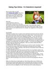 Dating Tips Online - I’m Valentine’s impaired!