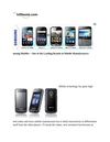 Samsung Mobiles – One of the Leading Brands in Mobile Manufacturers