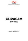 Clipagem São José 14/09/2011