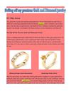 Selling off my precious Gold and Diamond jewelry