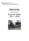 Mémento Ecole de Valérie 2011-2012