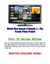 Watch Glee S03E01 - The Purple Piano Project