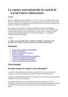 LA RUPTURE CONVENTIONNELLE CDI.