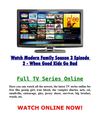 Watch Modern Family Season 3 Episode 2 When Good Kids Go Bad Full TV Series Online