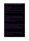 Elaboración de Páginas Web