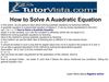 How to solve a quadratic equation.pdf