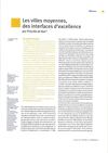 Les villes moyennes, interfaces d'excellence - 2010 Revue Urbanisme