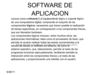 Software de aplicacion