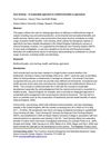 Care Farming: A Sustainable Approach to Multifunctionality In Agriculture