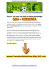 free online betting - football betting tips - online betting offers