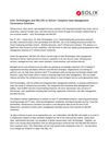 Solix Technologies and SRA OSS to Deliver Complete Data Management Governance Solutions