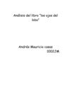 Análisis del libro los ojos del lobo