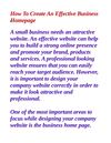 How To Create An Effective Business Homepage