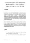 Plan Docente del Curso de Análisis de la Asignatura “Observación y Análisis de la Práctica Educativa” 