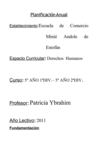 PlanificaciónAnual drechos humanos2011