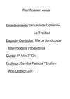 PLANIFICACION MARCO JURIDICO