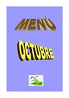 Menú Octubre