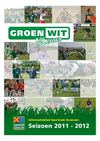 Groen Wit Nieuws Jaargang 35-1 Bewaarnummer seizoen 2011-2012
