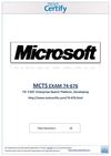 Free MICROSOFT 74-676 Practice Test