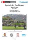 BOLETIN 138A GEOLOGÍA DEL CUADRANGULO DE CUSCO HOJA 28-s, ESC. 1:50,000