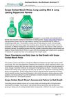 Scope Outlast Mouth Rinse, Long Lasting Mint & Long Lasting Peppermint