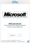 Free MICROSOFT mb2-867 Practice Test