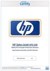 Free HP HP2-E39 Practice Test