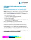 HOW CAN A CALCULATOR IMPROVE YOUR CARBON FOOTPRINT?