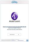 Free ALCATEL LUCENT 4A0-100 Practice Test