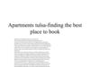 Apartments tulsa-finding the right spot to be able to hire