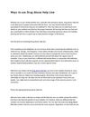 Ways to use Drug Abuse Help Line