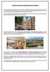 London housing shortage pushes prices higher