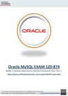 ORACLE ORACLE MYSQL 1Z0-874