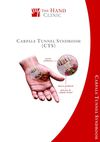 Informatiefolder van The Hand Clinic; Carpale Tunnel Syndroom