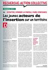 Recherche action 2011 - Synami CFDT - Agir avec les jeunes