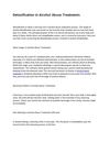 Detoxification in Alcohol Abuse Treatments