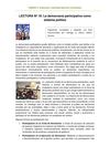 La democracia participativa como sistema político