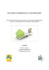 Etude des moyens d'evaluation de la politique patrimoniale