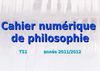 Cahier numérique de philosophie , TS1 - Le corps, introduction