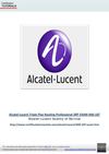 ALCATEL LUCENT ALCATEL LUCENT TRIPLE PLAY ROUTING PROFESSIONAL 3RP 4A0-107