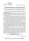 Carta a 1º Promoción de Guardias Civiles Auxiliares