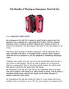 Emergency First Aid Hubs