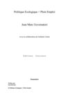 POLITIQUE ECOLOGISTE EGAL PLEIN EMPLOI