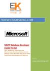 MCITP DATABASE DEVELOPER 70-450