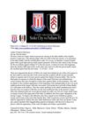 Stoke City vs Fulham FC 15.10.2011 SelMcKenzie Selzer-McKenzie