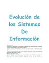 Evolucion de los Sistemas de Informacion
